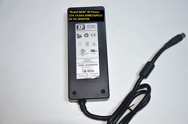 *Brand NEW* XP Power 15V 14.66A AHM250PS15 AC DC ADAPTER